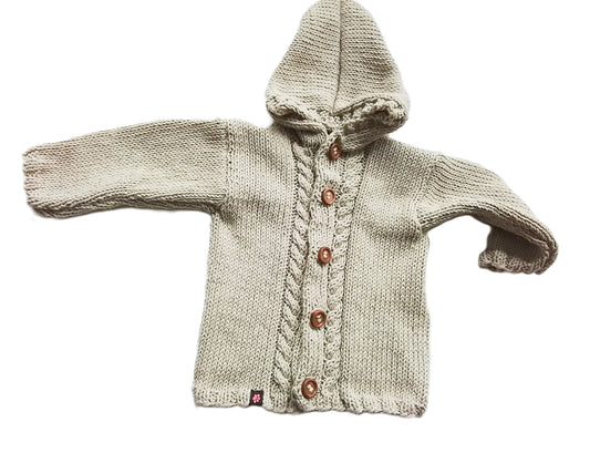 Strickjacke Baby Beige Größe 62/68     3-6 month Shop Pekusch