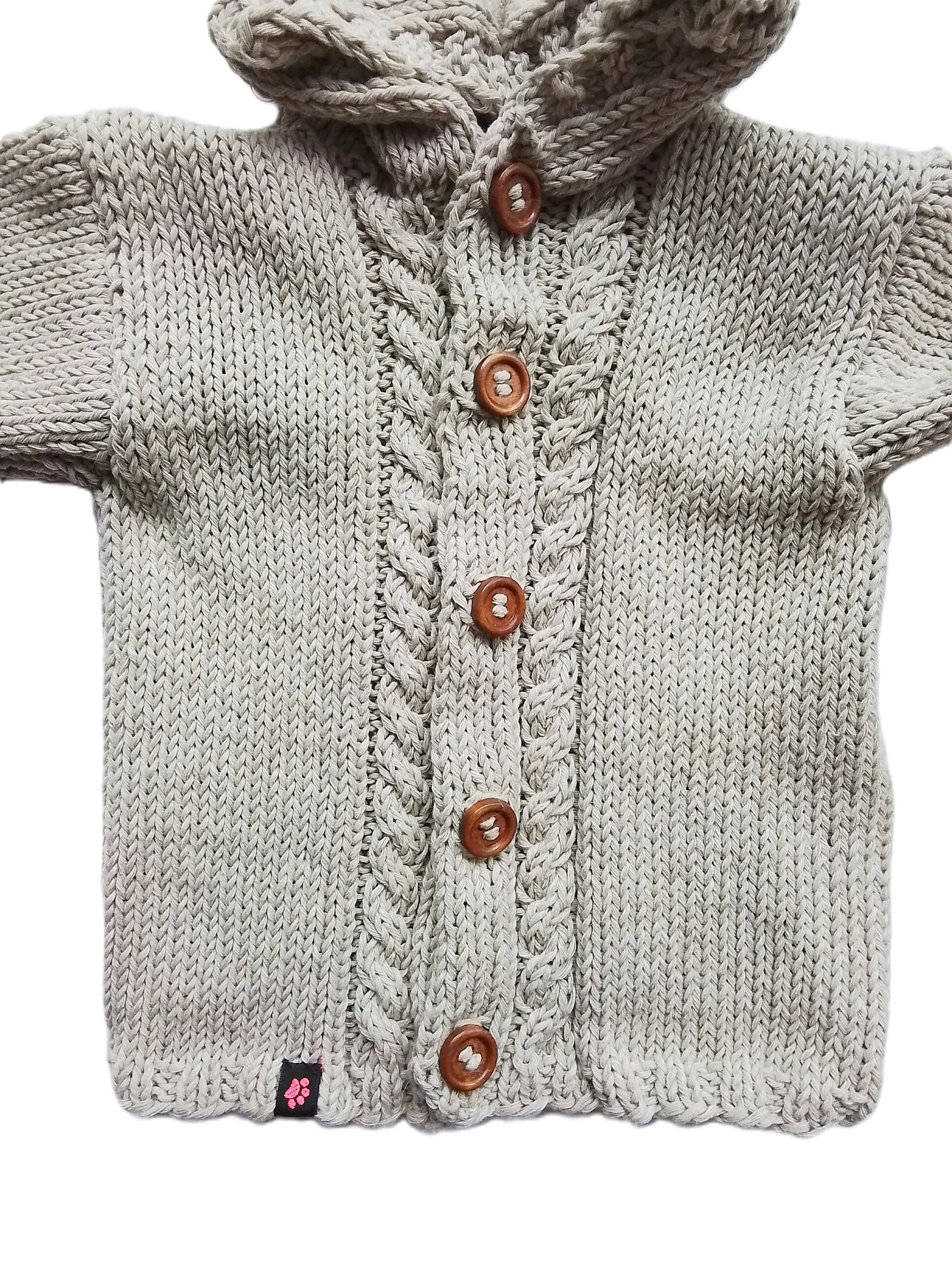 Strickjacke Baby Beige Größe 62/68     3-6 month Shop Pekusch