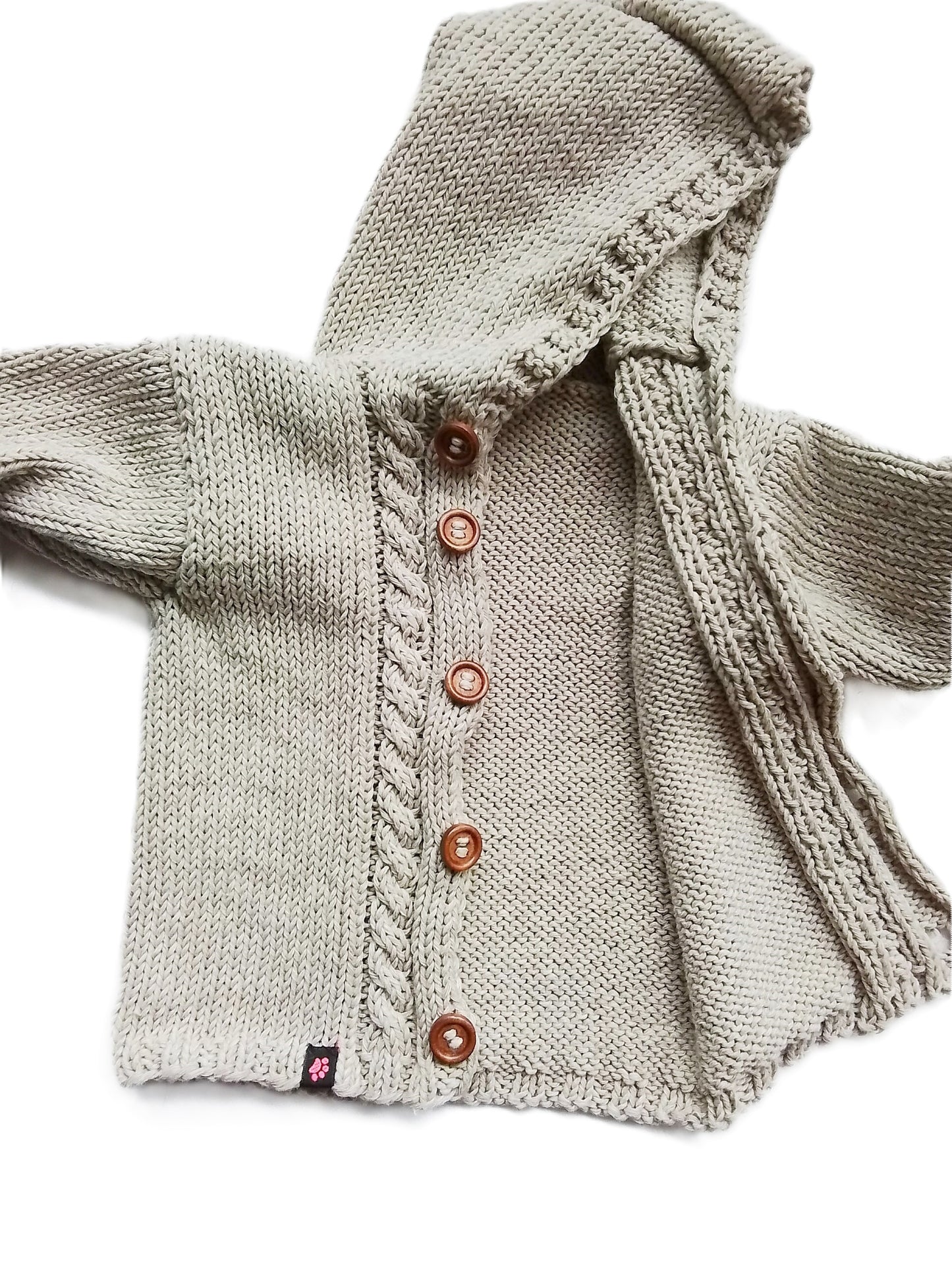 Strickjacke Baby Beige Größe 62/68     3-6 month Shop Pekusch