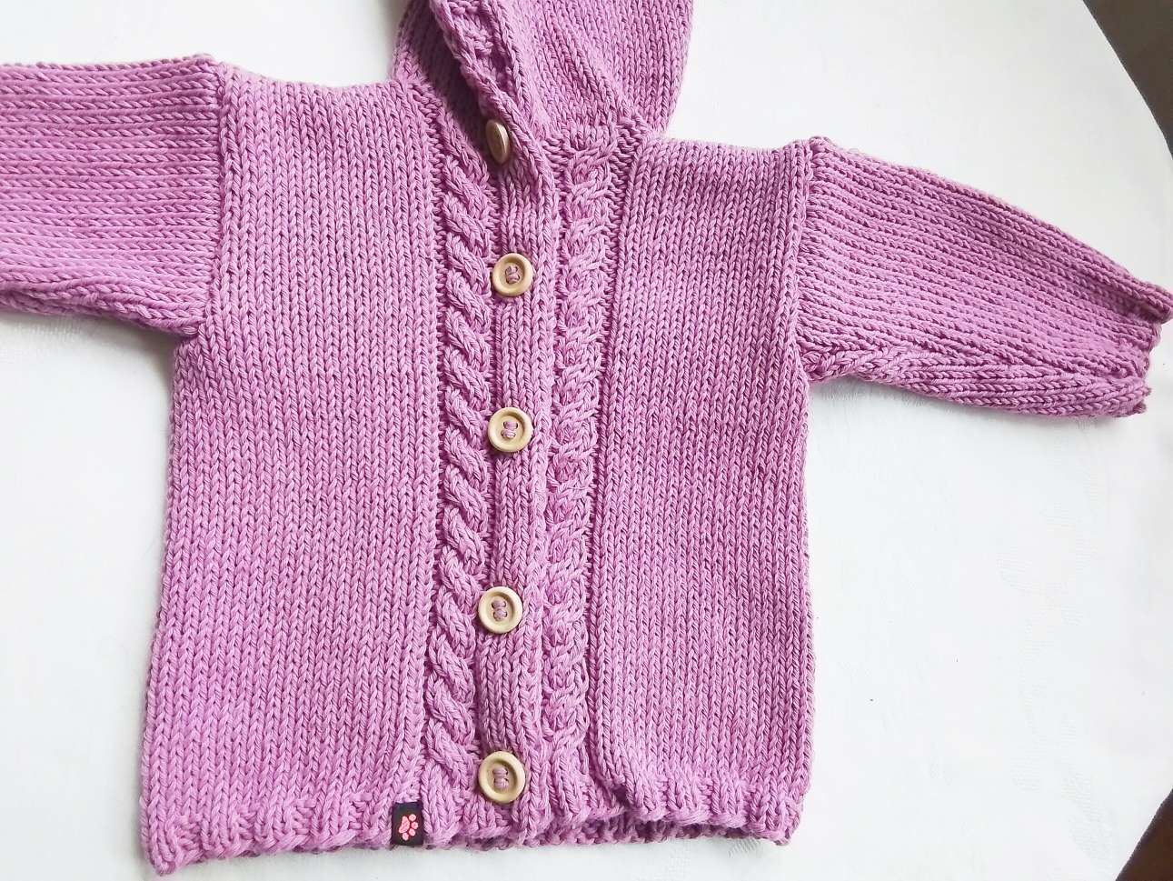 Strickjacke Baby Helllila Größe 62/68  3-6 month Shop Pekusch