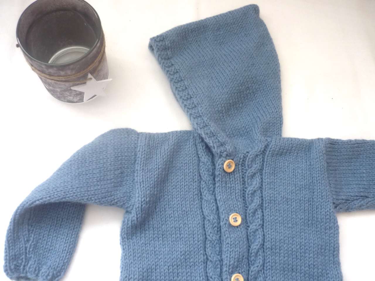 Strickjacke Baby Blau Größe 80/86   12-18 month Shop Pekusch