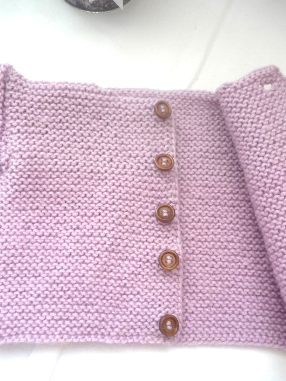 Baby Strickjacke Rosa in Größe 62/68