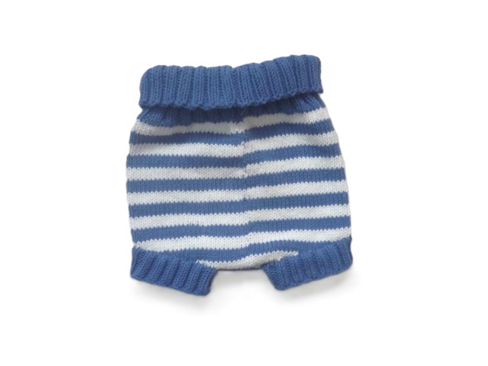 Windelhose Baby Blau/Weiß Größe 62/68   3-6 month Shop Pekusch