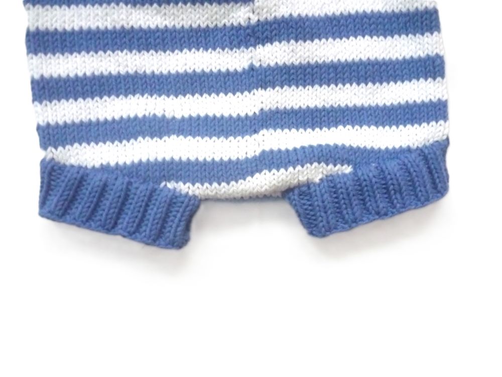 Windelhose Baby Blau/Weiß Größe 62/68   3-6 month Shop Pekusch