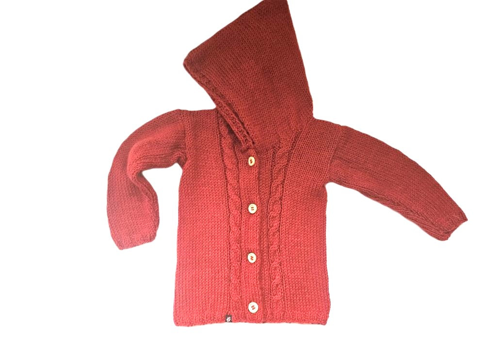 Strickjacke Baby Rot Größe 80/86   12-18 month 