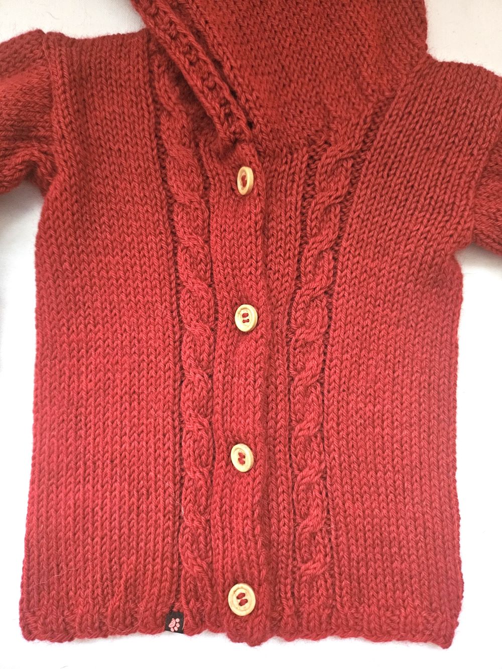 Strickjacke Baby Rot Größe 80/86   12-18 month