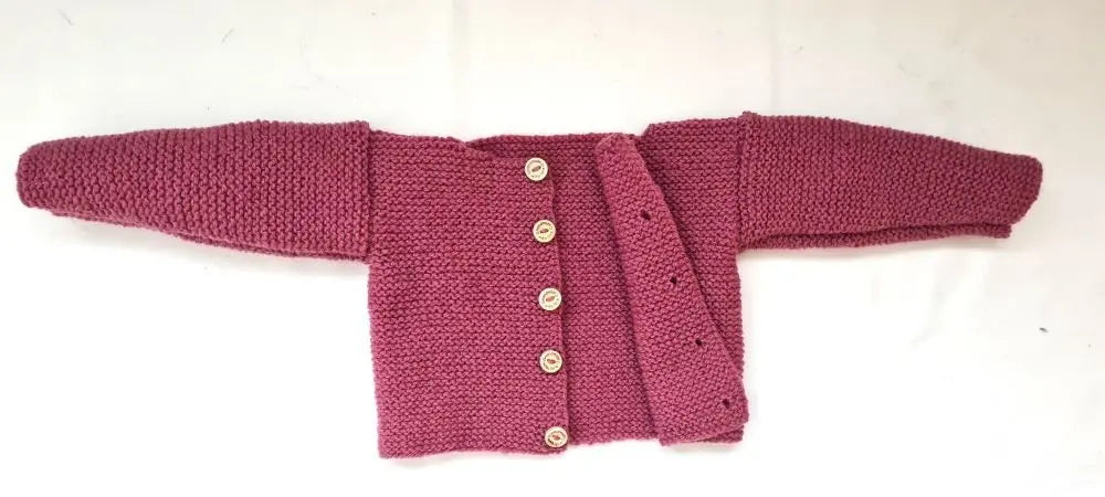 Bio Strickjacke Baby Rosa Größe 62/68 - Shop Pekusch